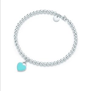 Tiffany & Co blue heart enamel Bracelet